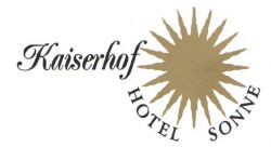 Logo Kaiserhof Hotel Sonne